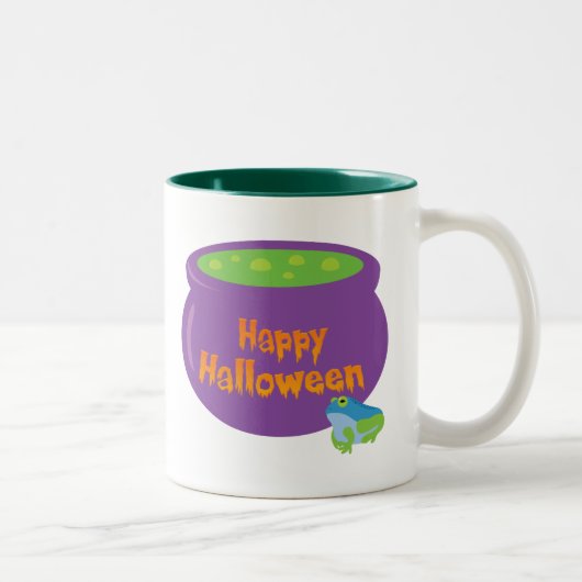 ハッピーハローウィンの大がま ツートーンマグカップ (右)