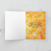 ハッピーハローウィンの孫の名前をカスタムする カード (内部)