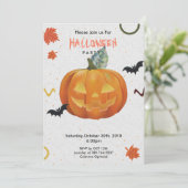 ハッピーハローウィンの手品 招待状 (スタンド正面)