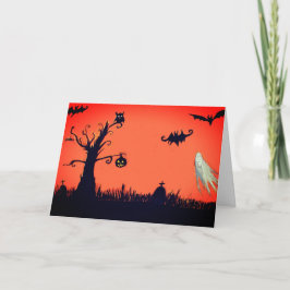 ハッピーハローウィンの挨拶状 カード