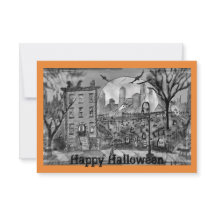 ハッピーハローウィンの挨拶状