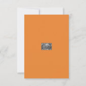 ハッピーハローウィンの挨拶状 カード (裏面)