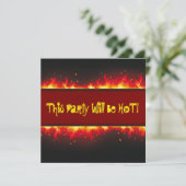 ハッピーハローウィンの燃え立つセット 招待状 (スタンド正面)