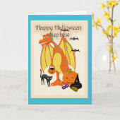 ハッピーハローウィンの甥 カード (黄色い花)