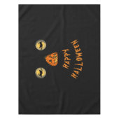 ハッピーハローウィンの目とカボチャの鼻 テーブルクロス (正面)