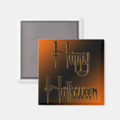 ハッピーハローウィンの磁石 マグネット (正面/裏面)