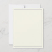 ハッピーハローウィンの衣装を着た幽霊犬 ノートカード (裏面)