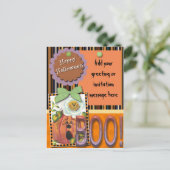 ハッピーハローウィンはがき インビテーションポストカード (スタンド正面)