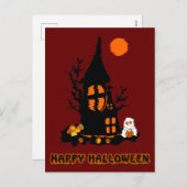 ハッピーハローウィンはがき シーズンポストカード (正面/裏面)