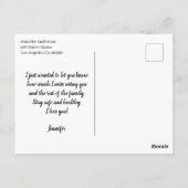 ハッピーハローウィンはがき ポストカード (裏面)