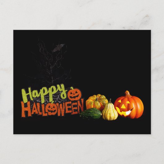 ハッピーハローウィンはがき ポストカード (正面)