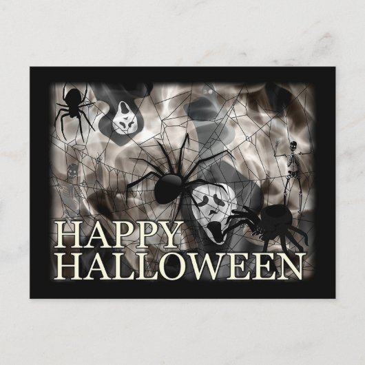 ハッピーハローウィンはがき ポストカード (正面)