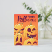 ハッピーハローウィンはがき ポストカード (スタンド正面)