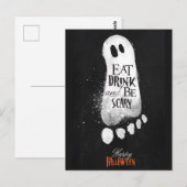 ハッピーハローウィンはがき ポストカード (正面/裏面)