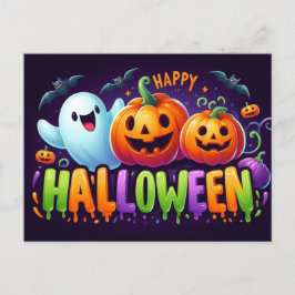 ハッピーハローウィンはがき ポストカード