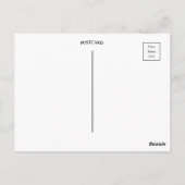 ハッピーハローウィンはがきBunny Jack-o-Lantern ポストカード (裏面)