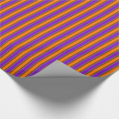 ハッピーハローウィンはギフト用包装紙を余りに縞で飾ります ラッピングペーパー (角)