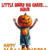 ハッピーハローウィンは反対側のTシャツであなたを見る Tシャツ