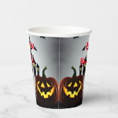 ハッピーハローウィンは怖いジャックオランタンにしよう 紙コップ (右)