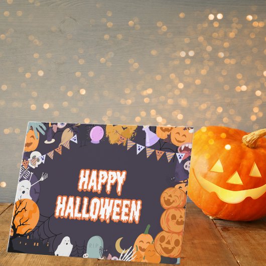 ハッピーハローウィンよくはしゃぐのキャラクター カード