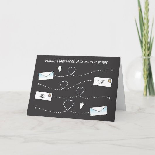 ハッピーハローウィンを越えてマイル カード (正面)
