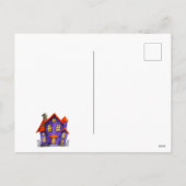 ハッピーハローウィンイッツシーズ不気味ンお祝い シーズンポストカード (裏面)