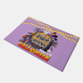 ハッピーハローウィンイッツシーズ不気味ンお祝い ドアマット (アングル)