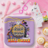 ハッピーハローウィンイッツシーズ不気味ンお祝い ペーパープレート (パーティー)