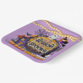 ハッピーハローウィンイッツシーズ不気味ンお祝い ペーパープレート (傾斜あり)