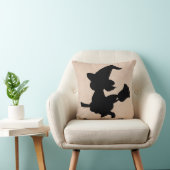 ハッピーハローウィンウィッチとブルームバーラップ クッション (椅子)