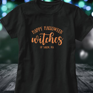 ハッピーハローウィンウィッチオレンジ Tシャツ