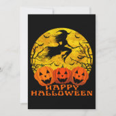 ハッピーハローウィンウィッチオンブロム 招待状 (正面)