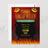 ハッピーハローウィンウィッチカルドンファイアカスタムー ポストカード (正面/裏面)