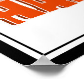 ハッピーハローウィンウィッチシルエット ポスター (角)