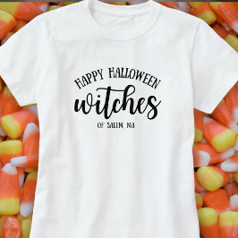 ハッピーハローウィンウィッチズブラック Tシャツ