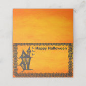 ハッピーハローウィンウィッチズ幽霊のよく出るハウス プレイスカード (外部開封)