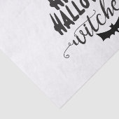 ハッピーハローウィンウィッチタイポグラフィハロウィーン 薄葉紙 (詳細)