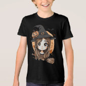 ハッピーハローウィンウィッチトリブレンドユースTシャツ トライブレンドTシャツ (正面)