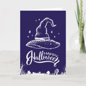 ハッピーハローウィンウィッチハットと墓地 カード (正面)