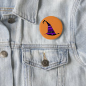 ハッピーハローウィンウィッチハット 缶バッジ (インサイチュ)