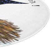 ハッピーハローウィンウィッチパンプキ飛んでいるンブロム – おもしろい カッティングボード (角)