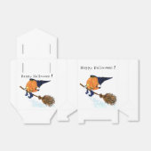 ハッピーハローウィンウィッチパンプキ飛んでいるンブロム – おもしろい フェイバーボックス (折り畳みなし)