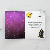 ハッピーハローウィンウィッチパープル カード (内部)