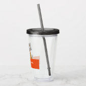 ハッピーハローウィンウィッチレッグ&ブロムパーソナライズされた アクリルタンブラー (左)