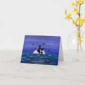 ハッピーハローウィンウィッチームーンライズカード カード (黄色い花)