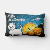 ハッピーハローウィンウエストハイランドテリア ランバークッション (裏面)