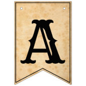 ハッピーハローウィンエイジスカルB&Wバンティンバナー バンティングフラッグ (第3の旗)