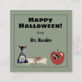 ハッピーハローウィンエンクロージャカードからのスイッチ先生 エンクロージャーカード (裏面)