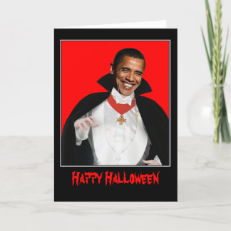 ハッピーハローウィンオバマ カード