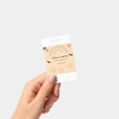 ハッピーハローウィンオレンジかわいい バッジ (Handheld)